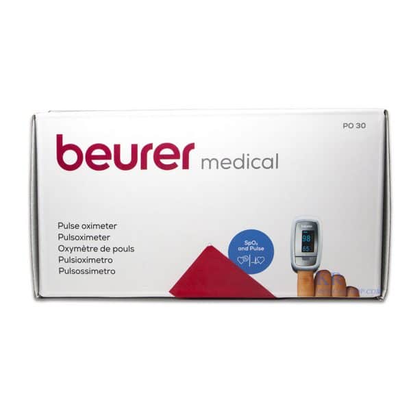 เครื่องวัดปริมาณอ๊อกซิเจนในเลือด และอัตราการเต้นของหัวใจ Beurer Pulse Oximeter รุ่น PO30 - Image 3