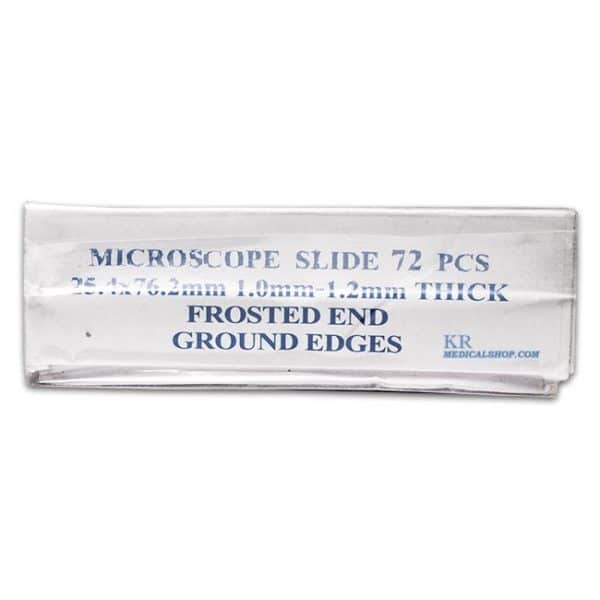 microscope slide, สไลด์ฝ้า