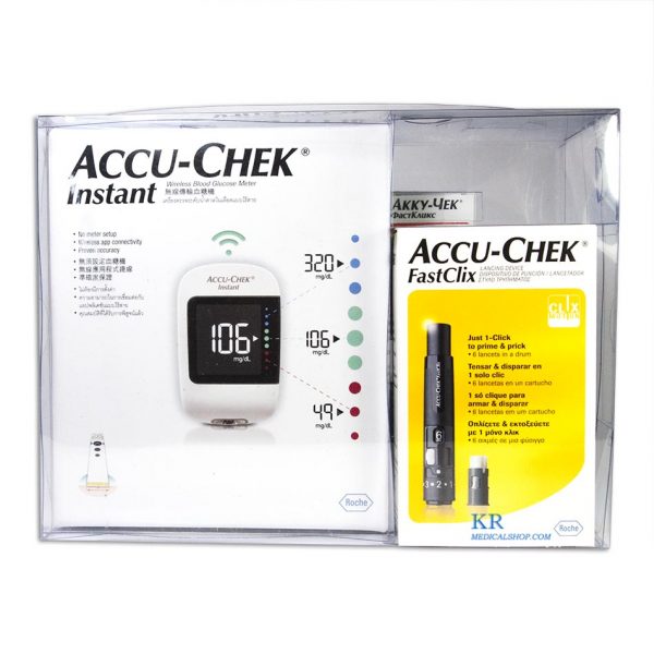 Accu Chek Instant เครื่องตรวจน้ำตาลในเลือดแบบไร้สาย - Image 2