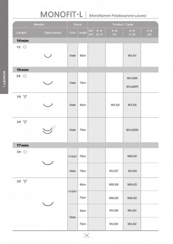 5-0 1 MATRIC – 17mm 3/8 – 70 cm (24 PSC) - Image 4